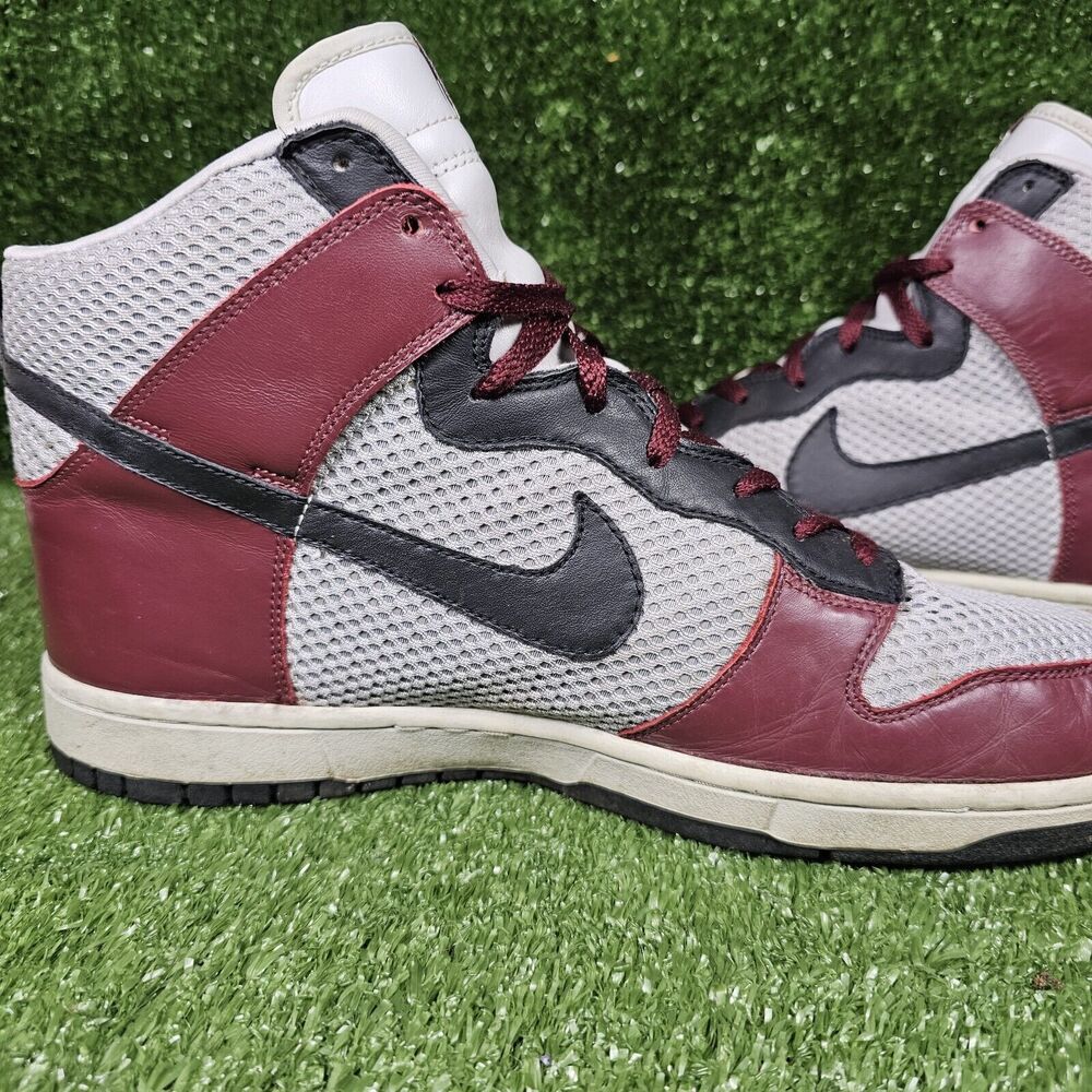 Nike Dunk‎ Premium High Red 2004 Sneakers 306968 601 Mens Size US 13 - Picture 10 of 16